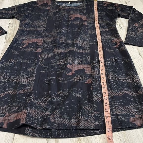 Elk Shanghai Print Silk Dress Size Small - Picture 3 of 7